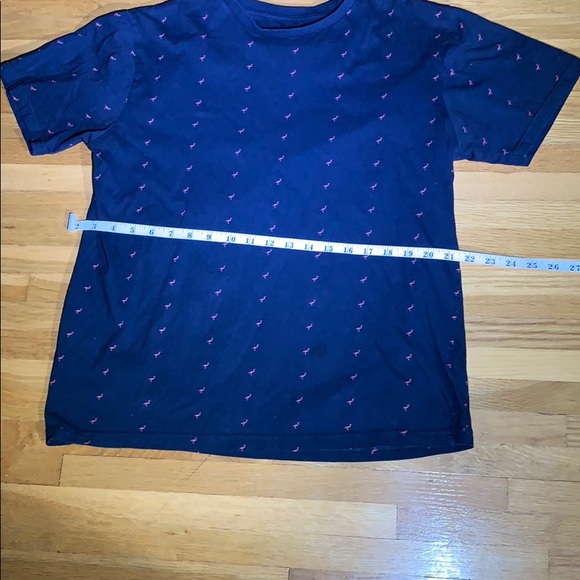 Men’s M denim and Flower flamingo t-shirt - Picture 9 of 10